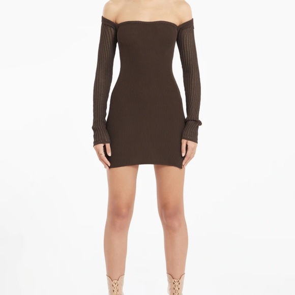 RUVE KNIT MINI DRESS - Picture 2 of 3